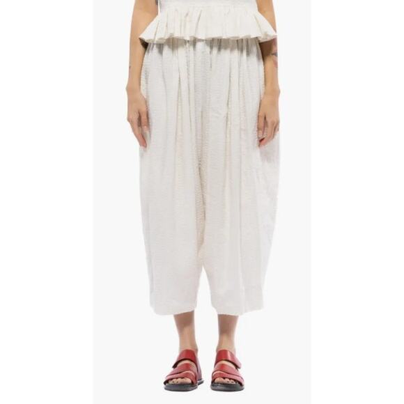 Toit Volant Radio Pants in White Women's Sz. XS/S - Picture 2 of 11